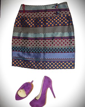 Mini falda étnica